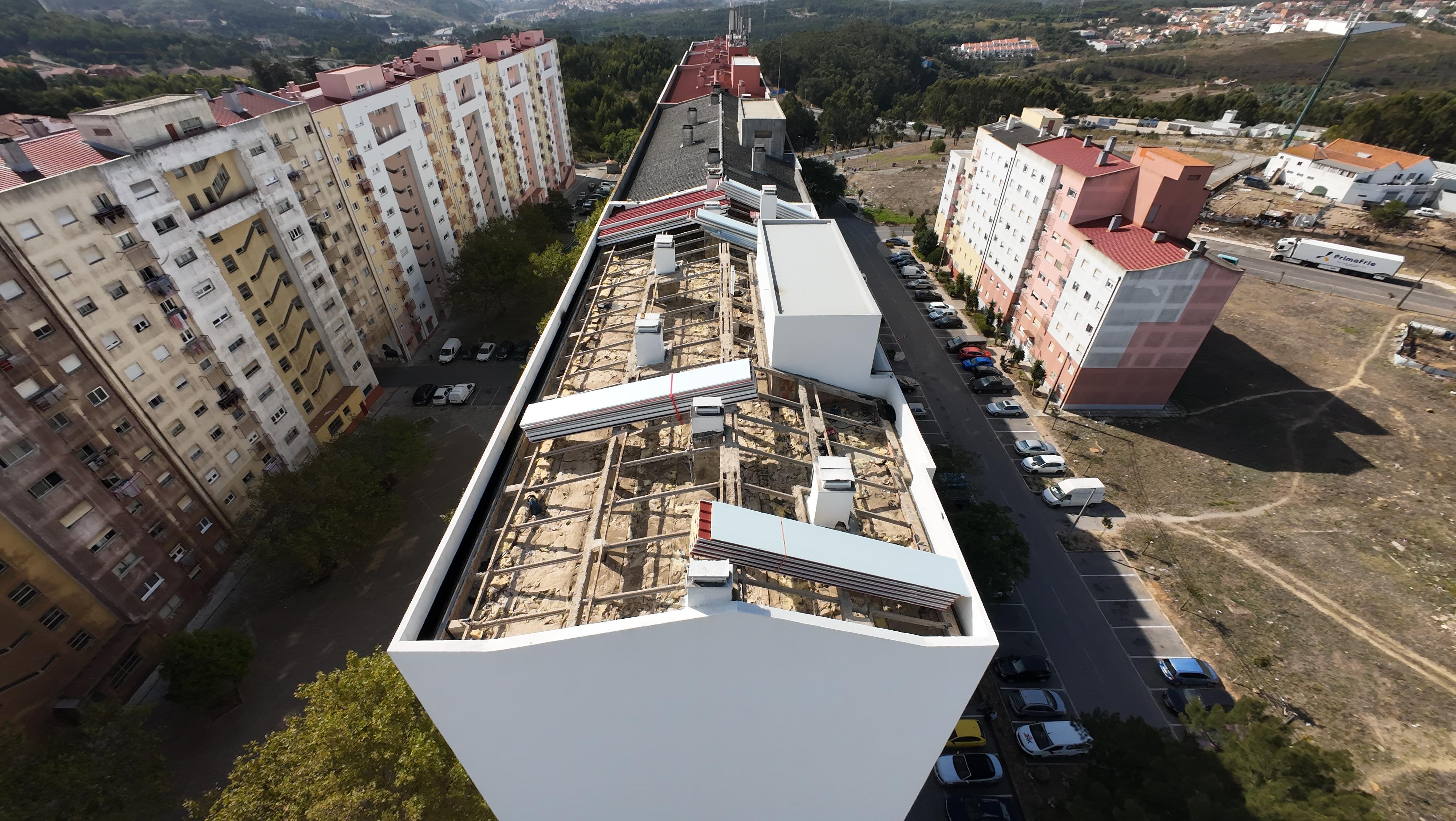 Substituição de telhado