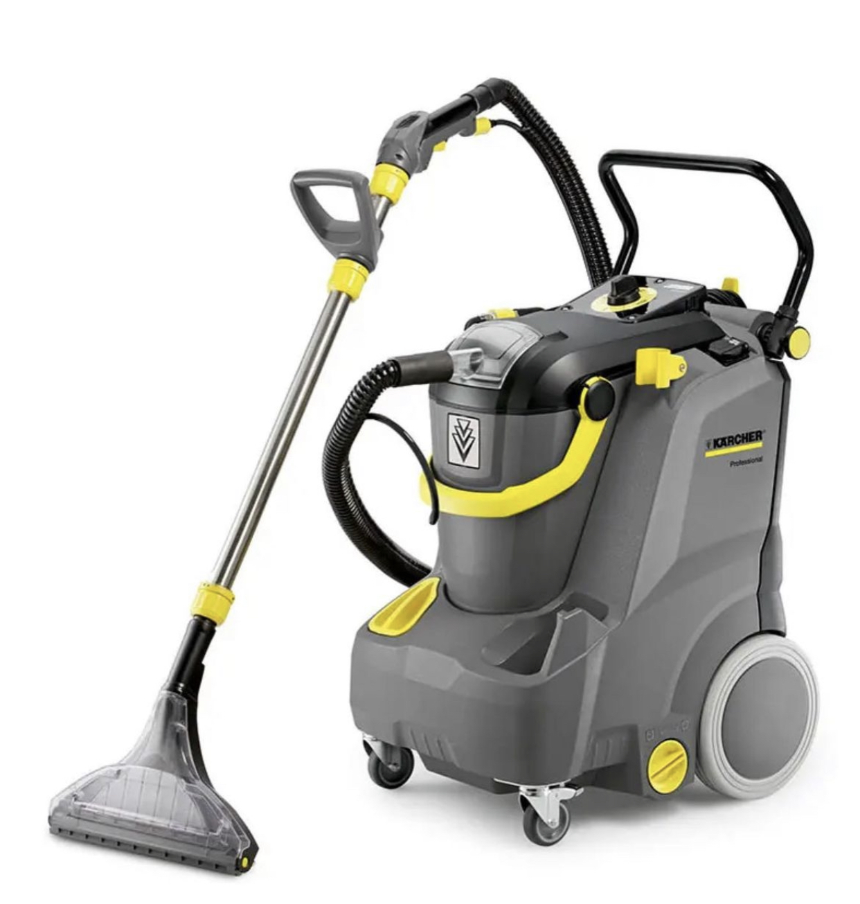 Aspirador de pó e agua.