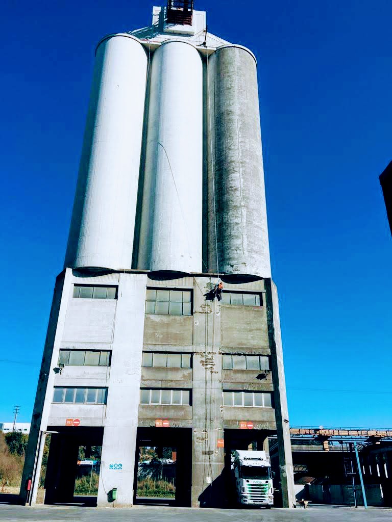 Reparação do Silo em Porto.