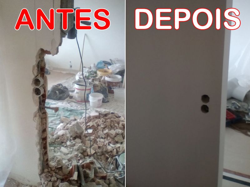 Trabalho de pedreiro e estuques