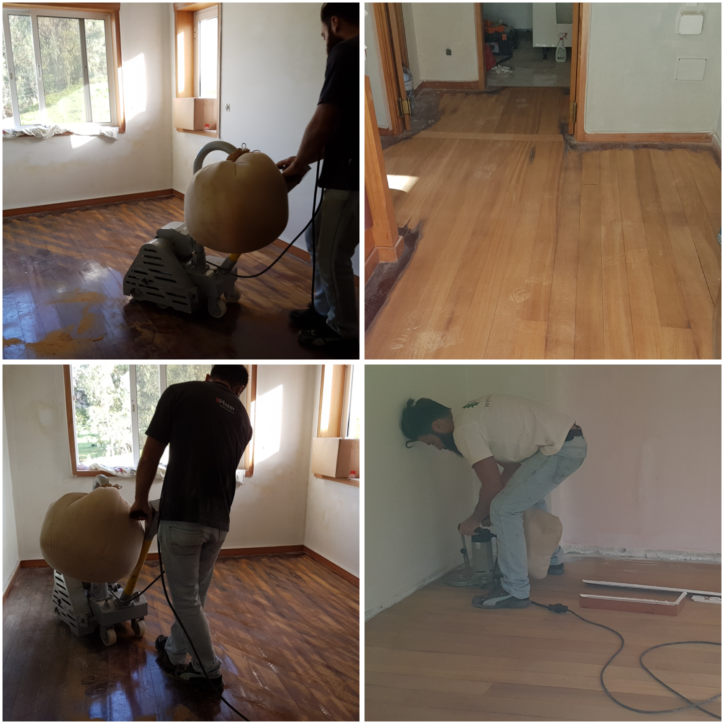 Afagamento e envernizar