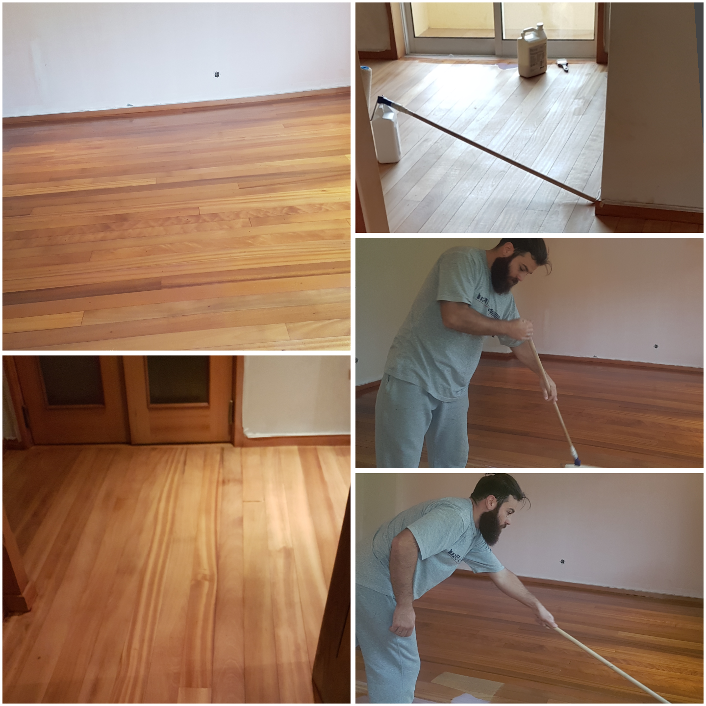 Afagamento e envernizar