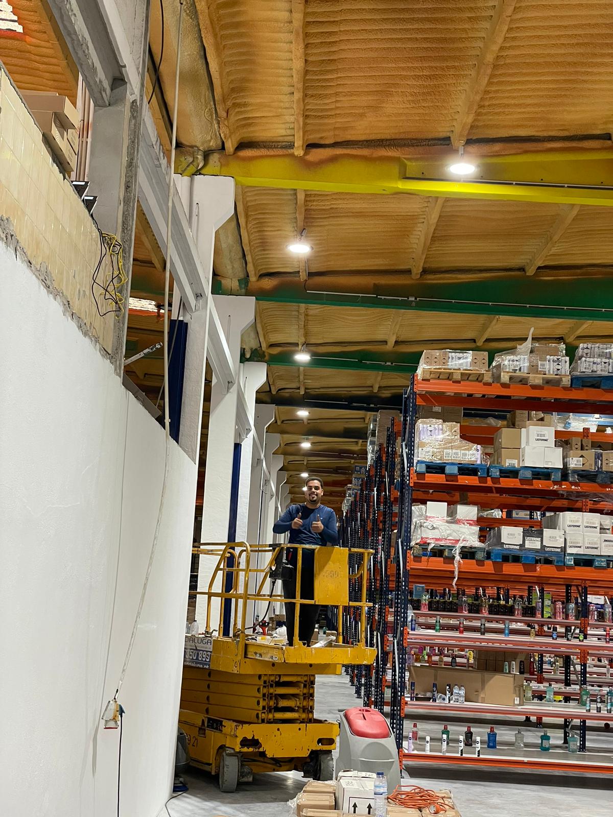 Iluminação armazens, area alta 7mt