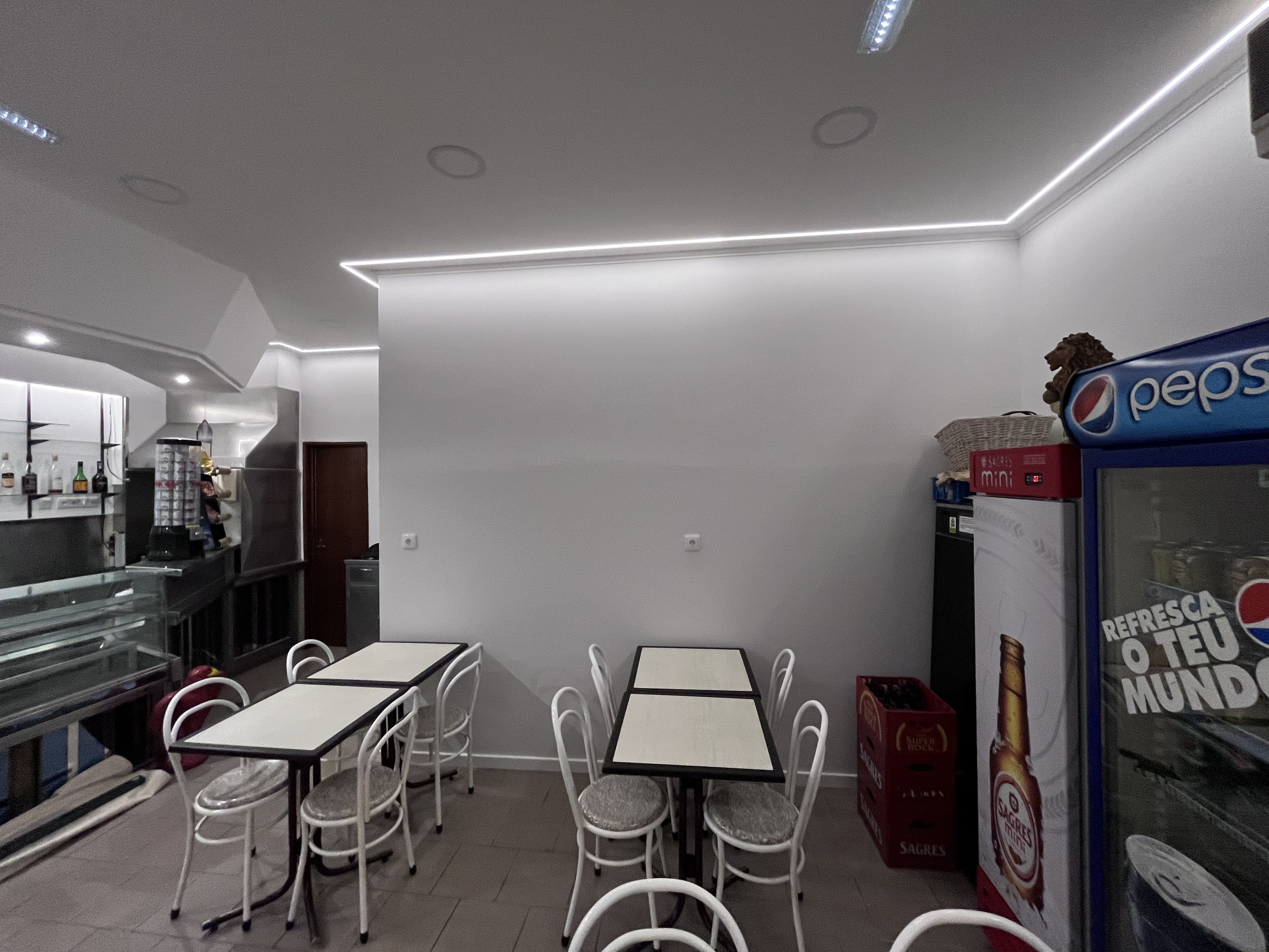 Café, Calha fita led