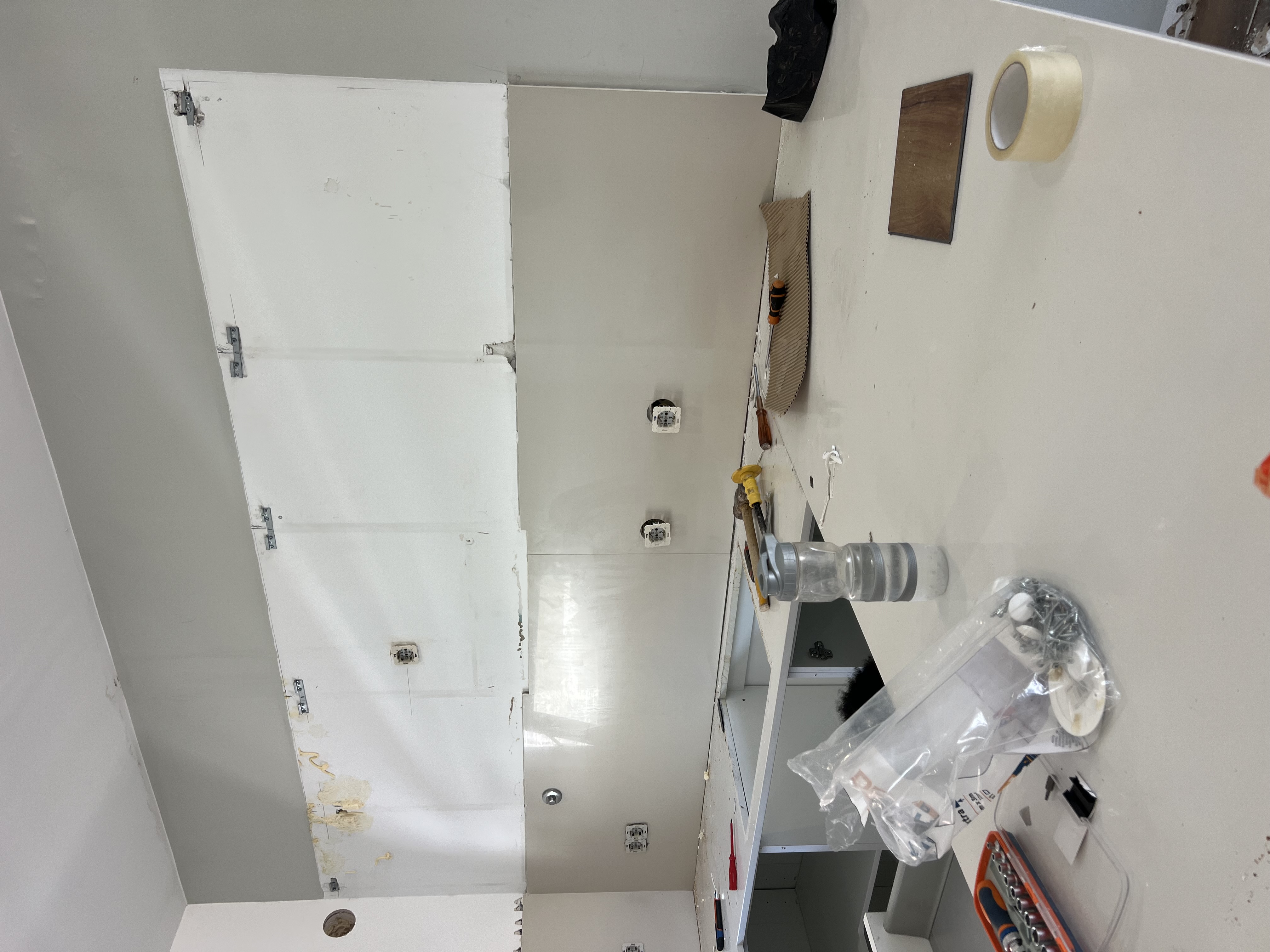 Retirando os armários