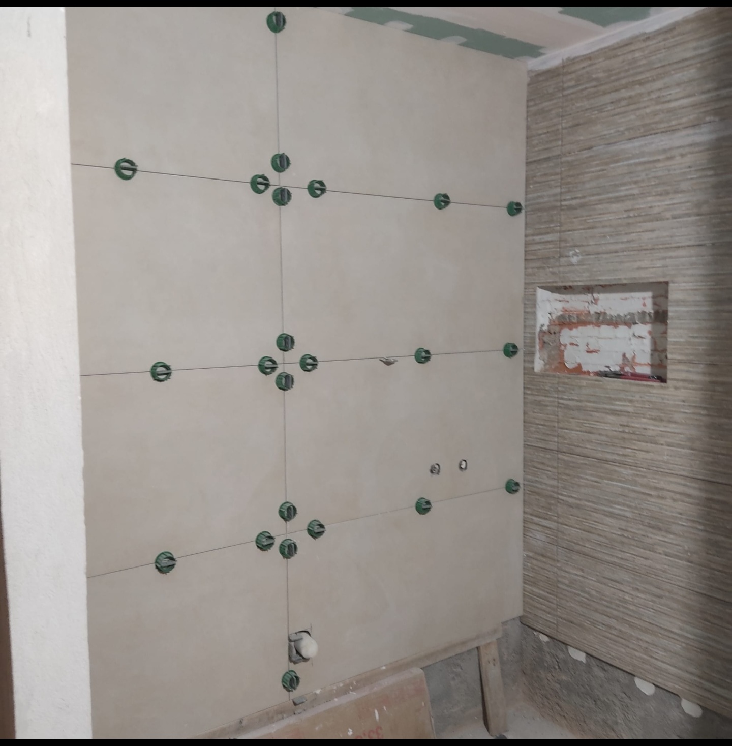 Aplicação de azulejos