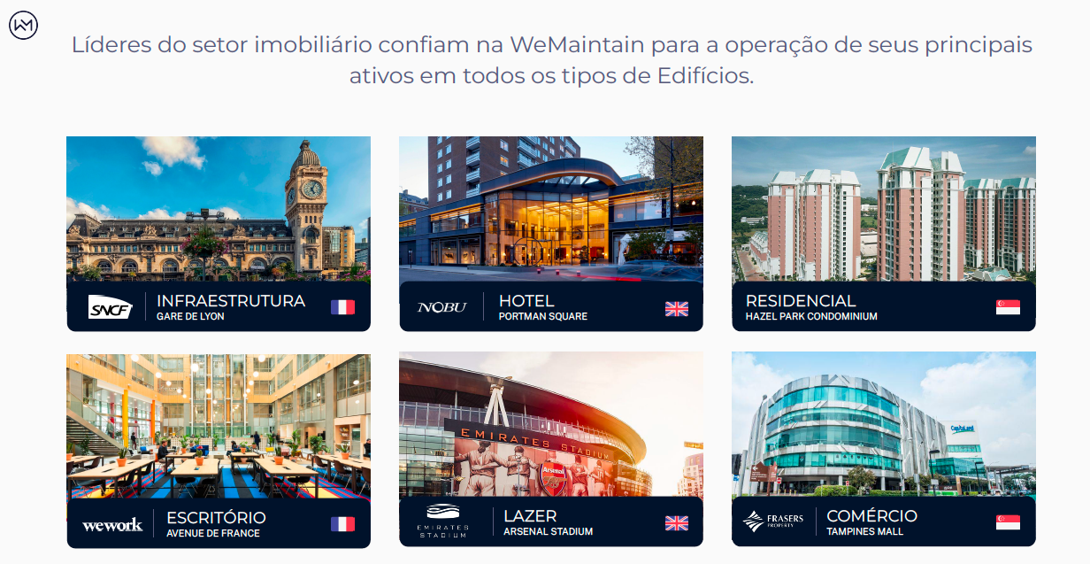 Alguns clientes com desafios semelhantes