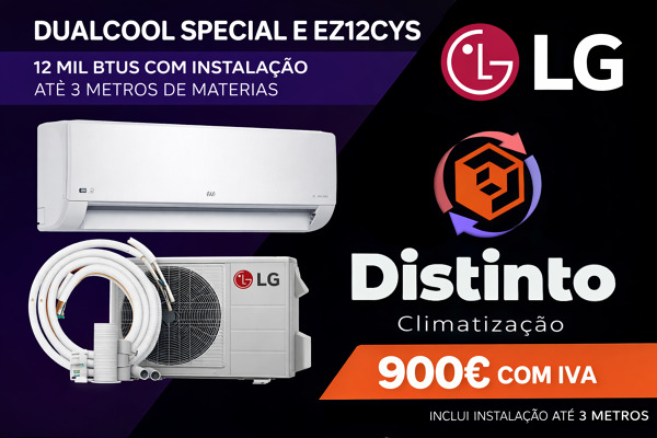 Instalação de Ar Condicionado LG Dualcool 12.000 BTU com Instalação Incluída