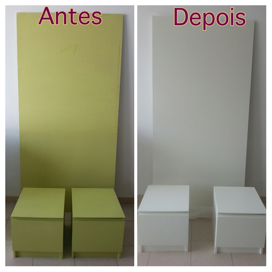 Cama e mesas de cabeceira