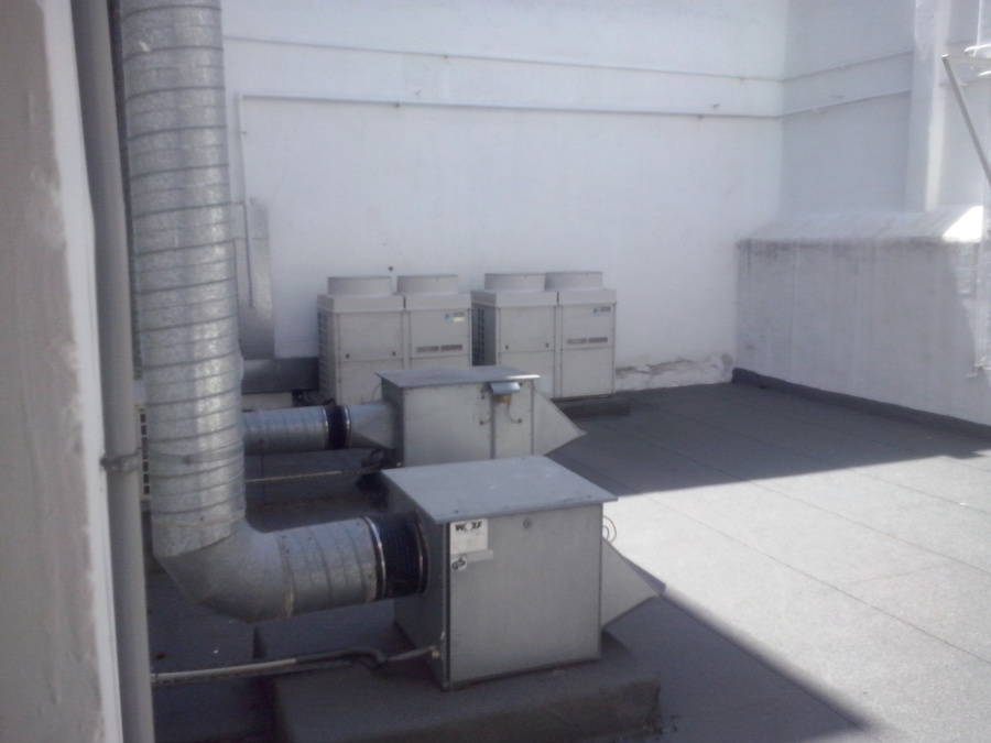 Central de ar condicionado.