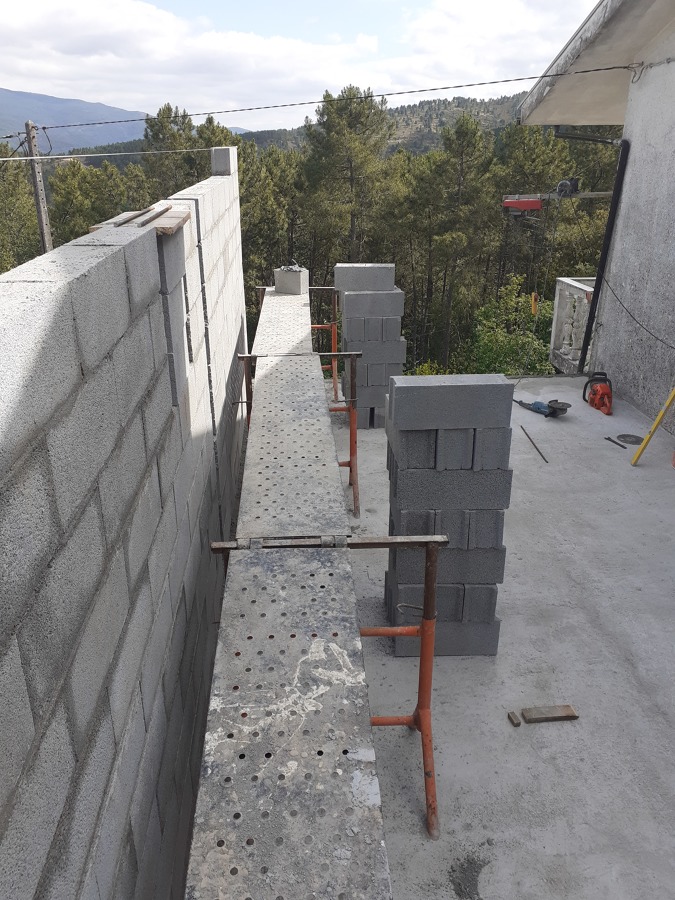 Construção de paredes 1 andar