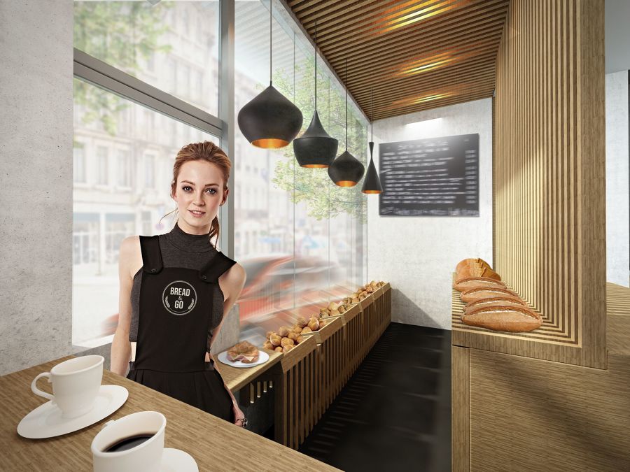 Drive In Bread & Go - Vista Interior