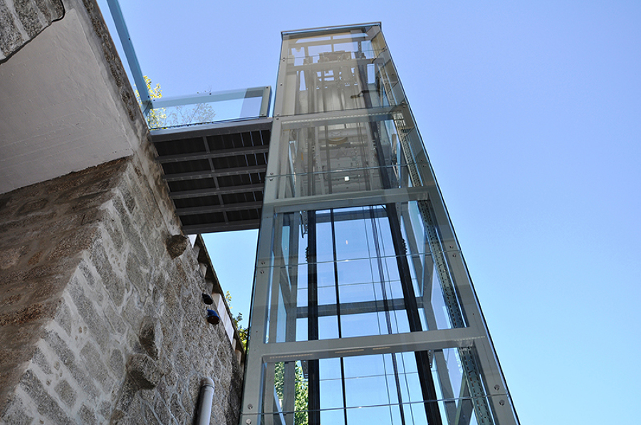 Elevador panorâmico de exterior