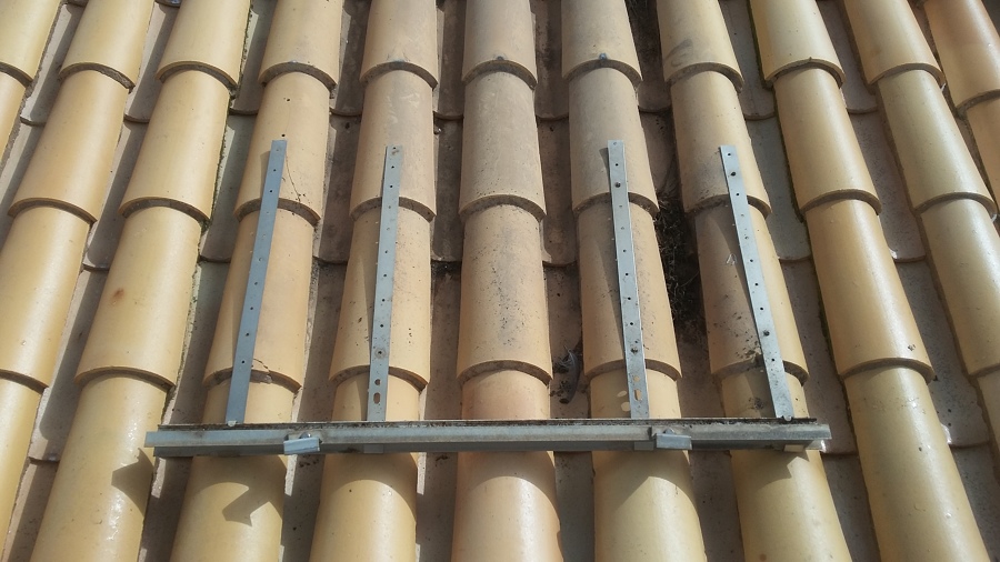 Estrutura  de termossifão antigo