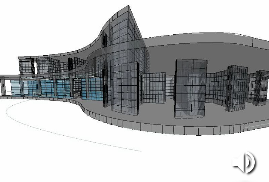 Habitação unifamiliar curvilínea