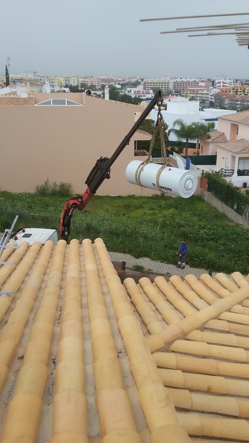 Içamento do 1º termossifão