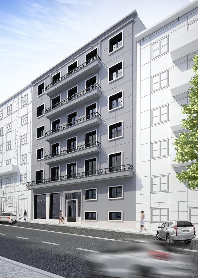 Imagem 3D - Fachada Principal