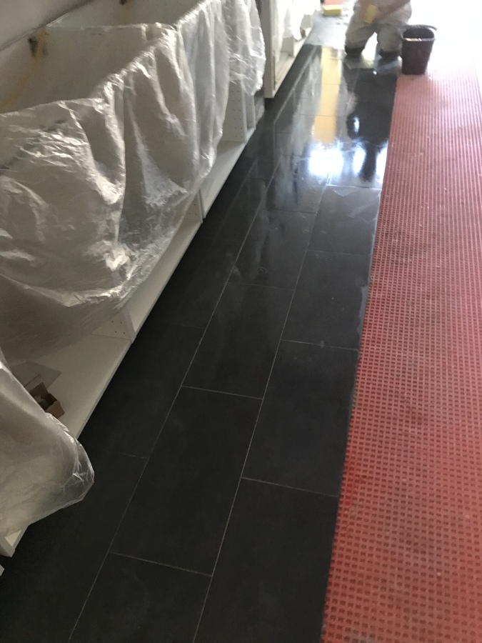 Instalação de ladrilho