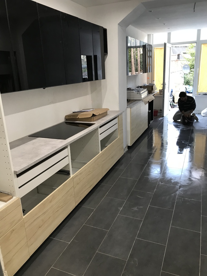 Instalação de ladrilho