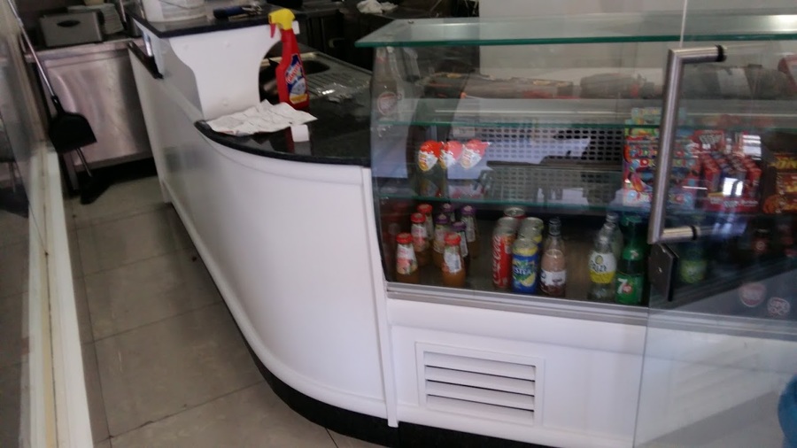 Lacagem de balcão a branco