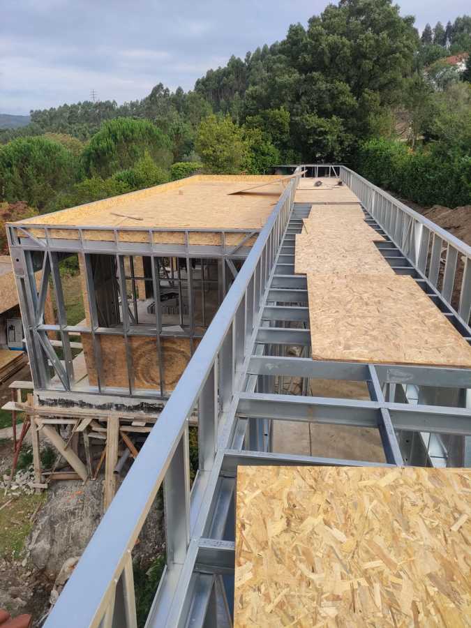 Montagem casa steel frame
