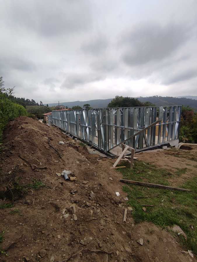 Montagem casa steel frame