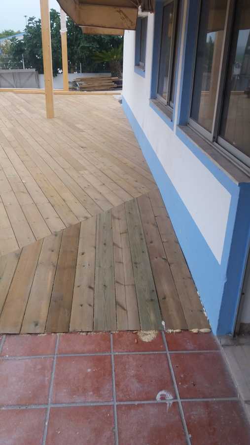 Na fase de pre-acabamento