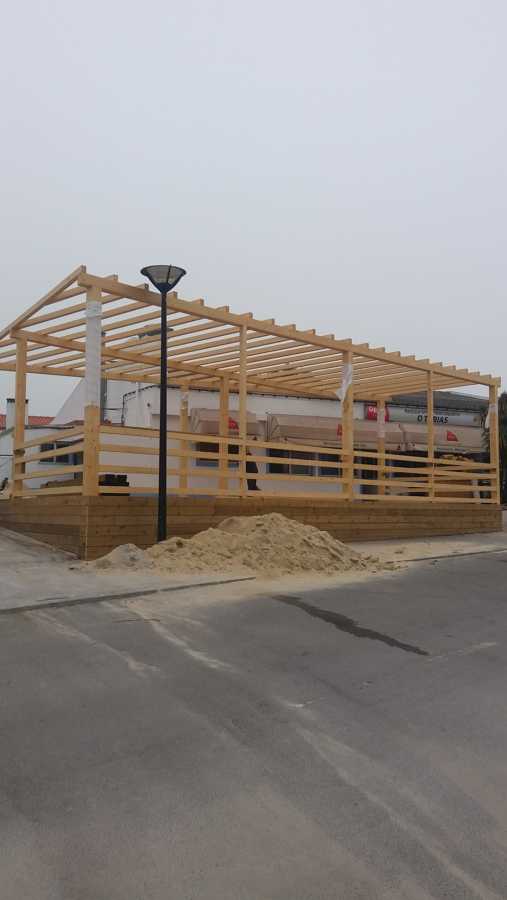 na praia de Carvalhal