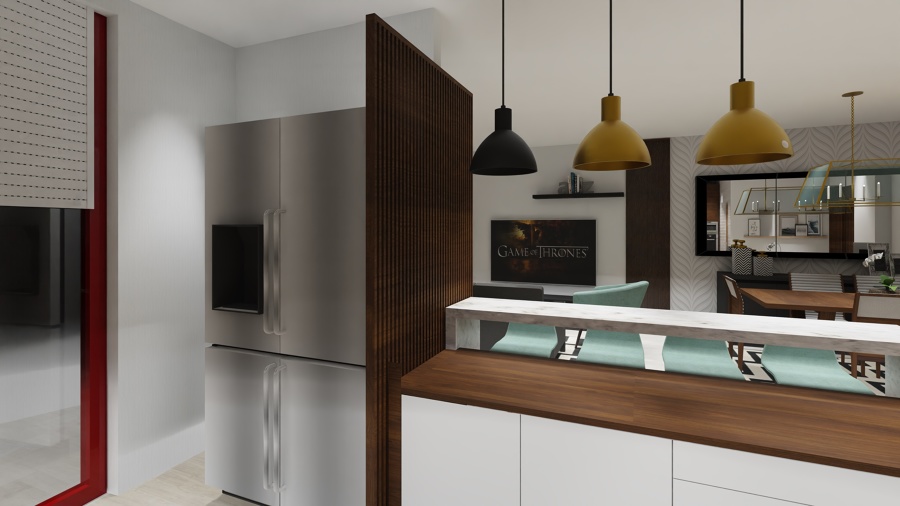 Open Space- cozinha e sala