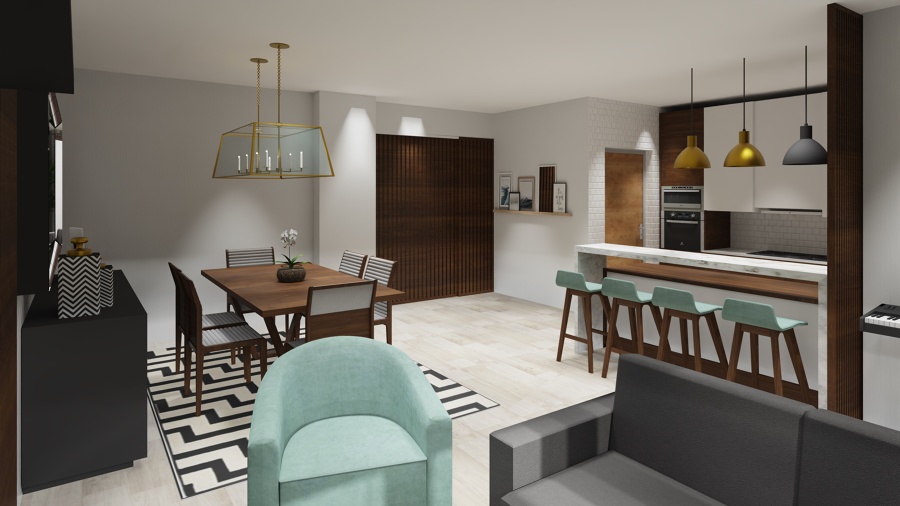 Open Space- cozinha e sala