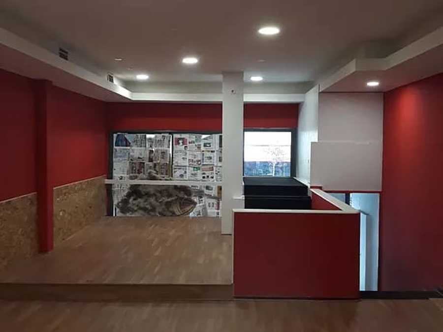 Pintura e piso flutuante