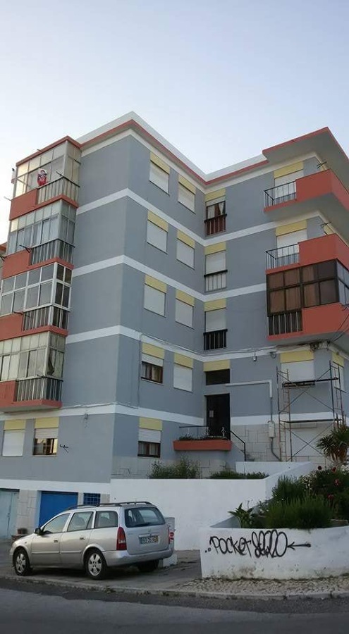 Pintura exterior prédio