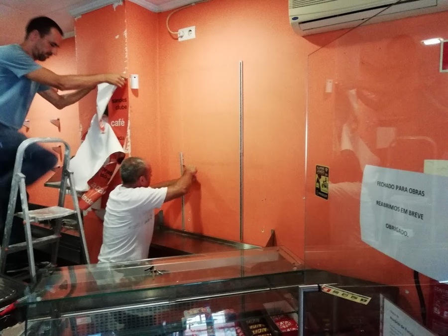 Retirar materiais existentes