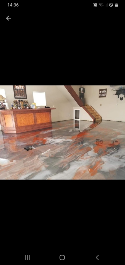 Revestimento em  resina epóxi