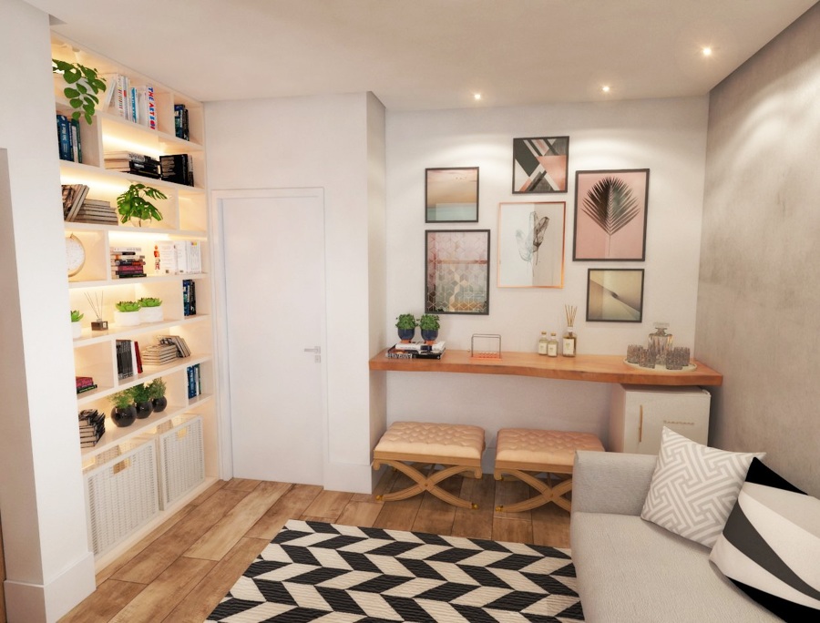 Sala Leitura - Residência