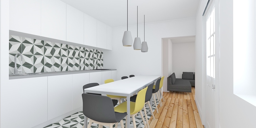 Vista Interior- cozinha