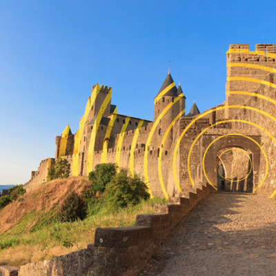 Arquitetura e ilusões óticas: arte urbana de Felice Varini