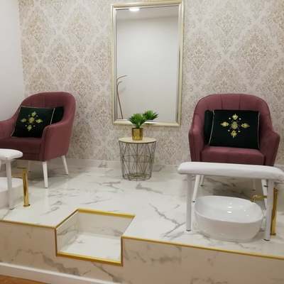 Criação patamar Centro de Estética - Pedicura