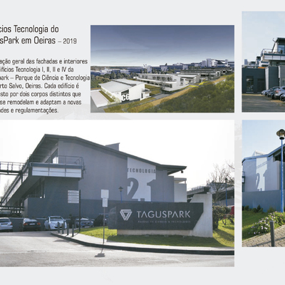 Edifícios Tecnologia do TagusPark em Oeiras