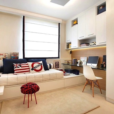 Soluções para quartos pequenos