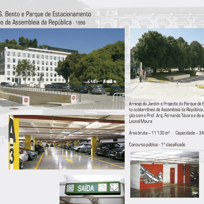 Jardim de S. Bento e Parque de Estacionamento Subterrâneo da Assembleia da República