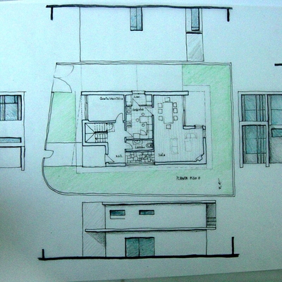 Moradia plana - T4 - 2 piso
