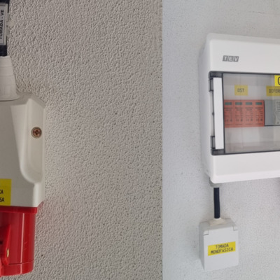 Instalação de infraestrutura elétrica para carregamento de veículos elétricos