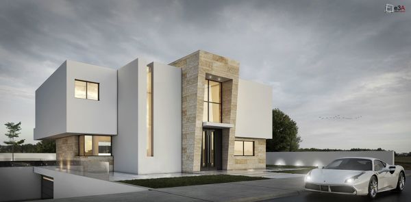 E o design da casa pré-fabricada?