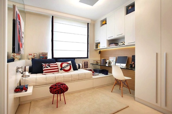 Soluções para quartos pequenos