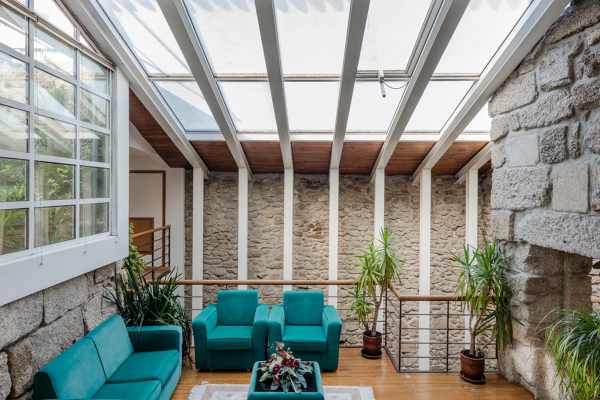 Hotel Santos - vista do lounge.