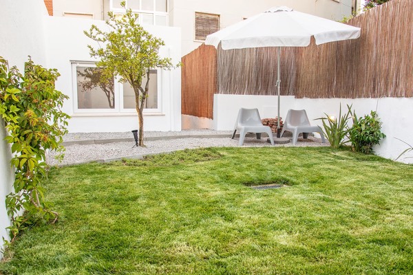 Logradouro jardim e Quarto novo