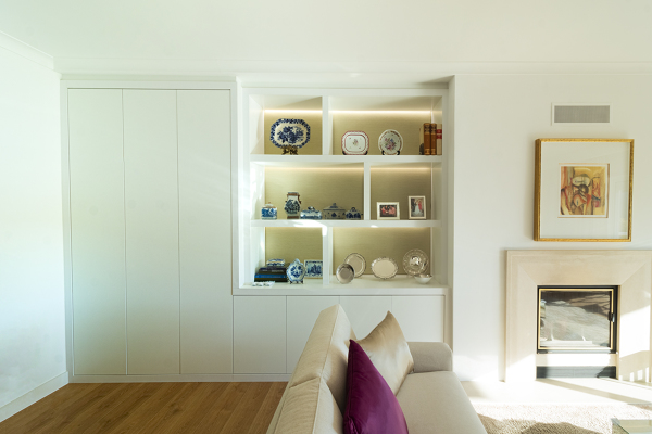 Móvel feito à medida para a sala