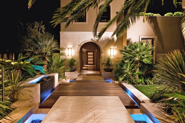 Passadiço sob água