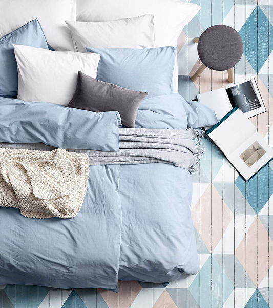 Piso laminado pintado